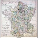 mapa Estat francés pendent la revolucion de 1792