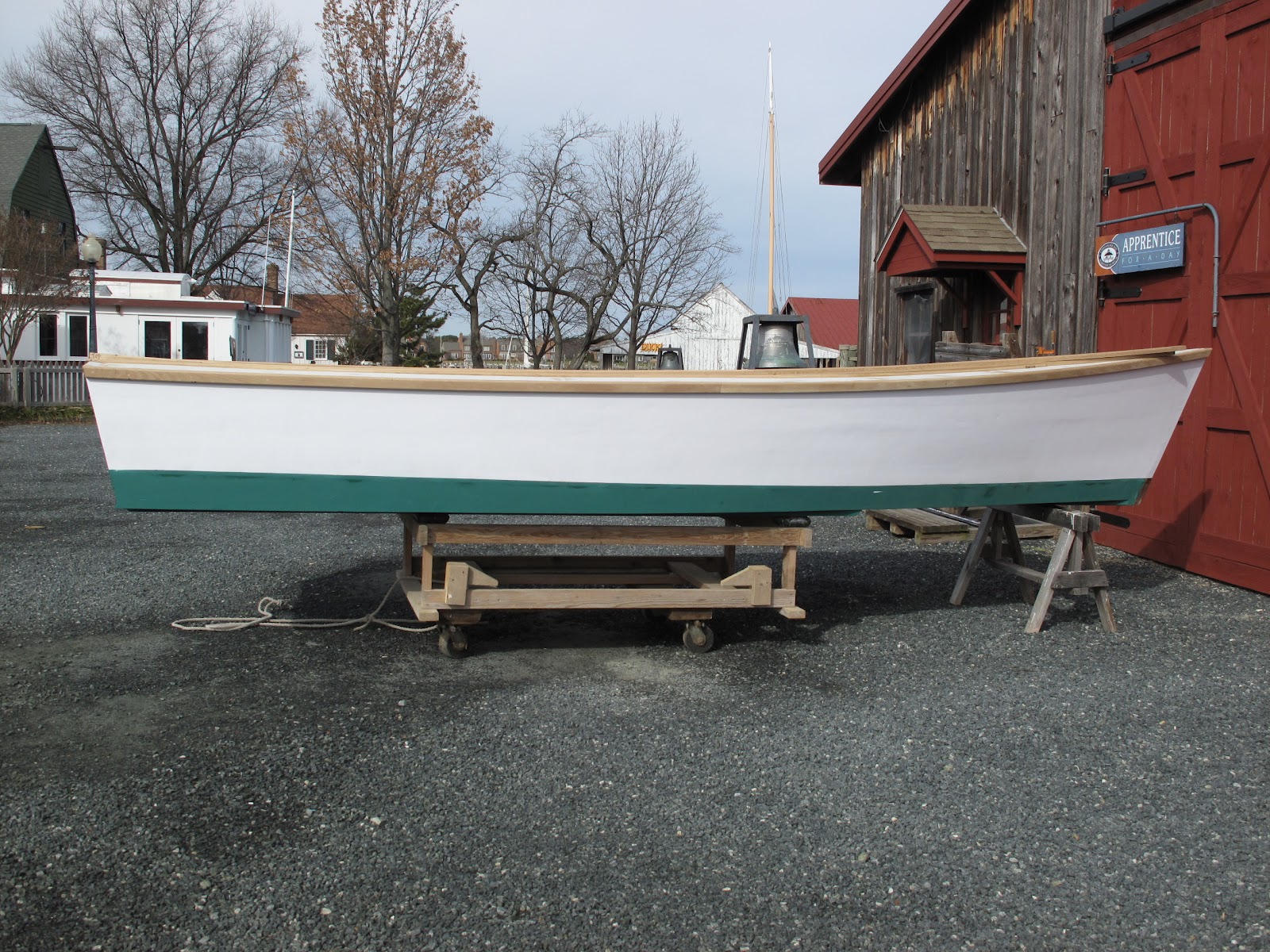 Useful Chesapeake skiff plywood built skiff Marvella