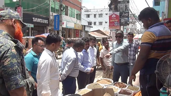 জামালপুরে ঈদকে সামনে রেখে বাজার মনিটরিং