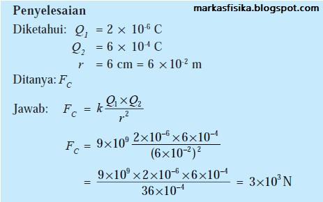 Listrik Statis Fisika SMP: Hukum Coulomb  Markas Fisika