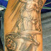 St. Michael Slaying a Demon Tattoo...