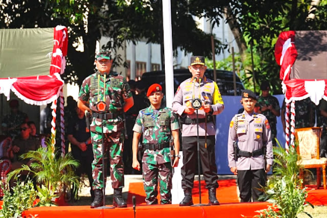 Apel Pasukan Kapolri dan Panglima TNI Siap Amankan KTT Asean 2023  Labuhan Bajo