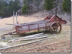 Old Oliver manure spreader