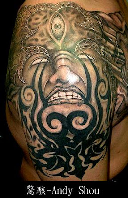face tattoo
