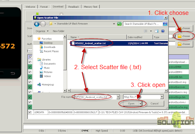 SP flash tool direct scatter