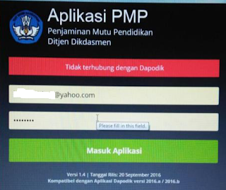 Cara Mengatasi Gagal Login Aplikasi PMP  Cara Mengatasi Gagal Login Aplikasi PMP 1.4