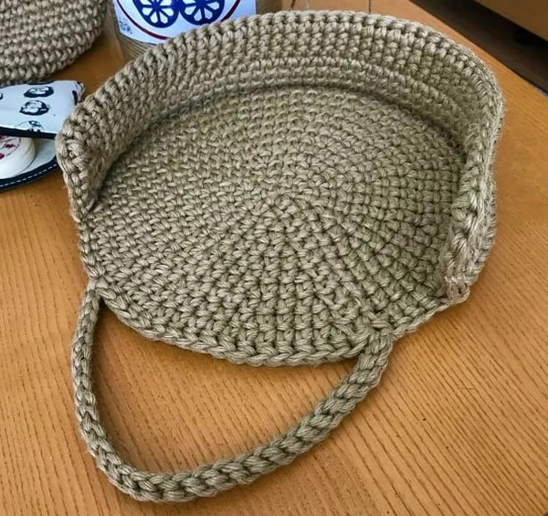 Crochet Round Bag – cottagecorethings