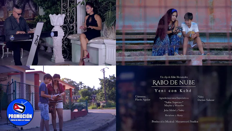 Yeni con Kché - Rabo de nube (Silvio Rodríguez) - Director Kike Hernández. Portal Del Vídeo Clip Cubano. Música cubana. Canción. Trova. Cuba.