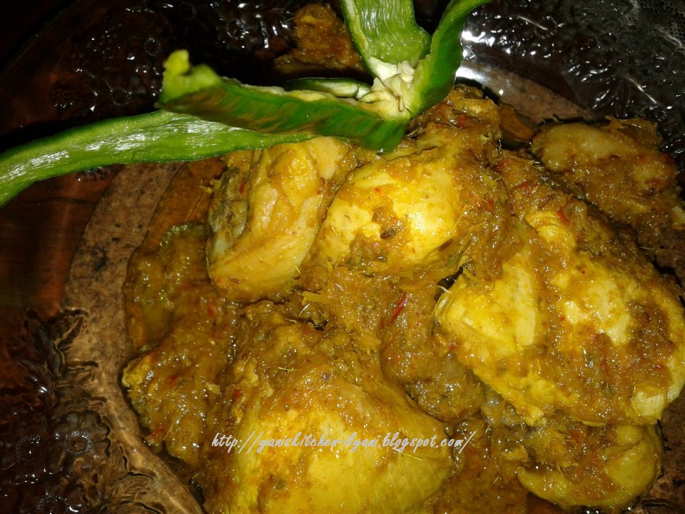 Yani's kitchen: Ayam Masak Ungkep