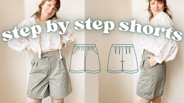 Sew your own high-waisted shorts