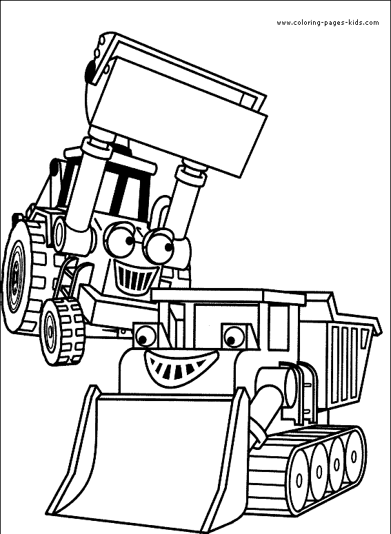 Bob the Builder Coloring Pages with Bob the Builder Free  - bob the builder coloring pages