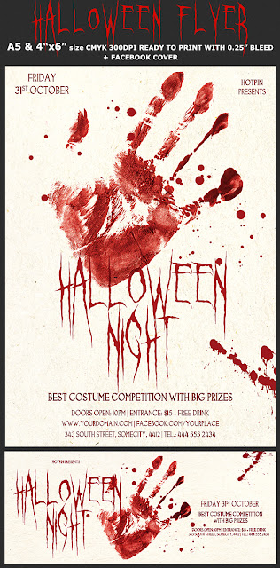  Halloween Party Flyer Template