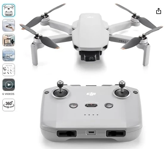 Lightweight and Foldable Mini Drone with QHD Video