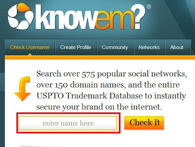 Check Whether your Username is Available or Not in Famous Social Networks