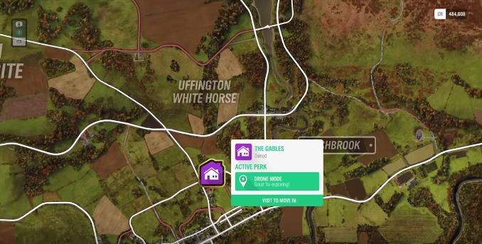 Forza Horizon 4_House Location Map The gables