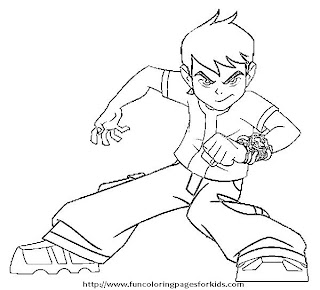 Ben 10 Coloring Pages