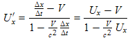 derivation of perpendicular velocity transform