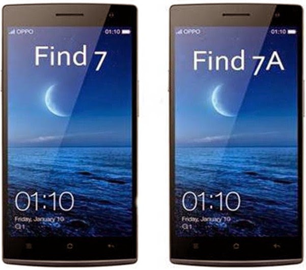 Oppo Find 7 dan Oppo Find 7a