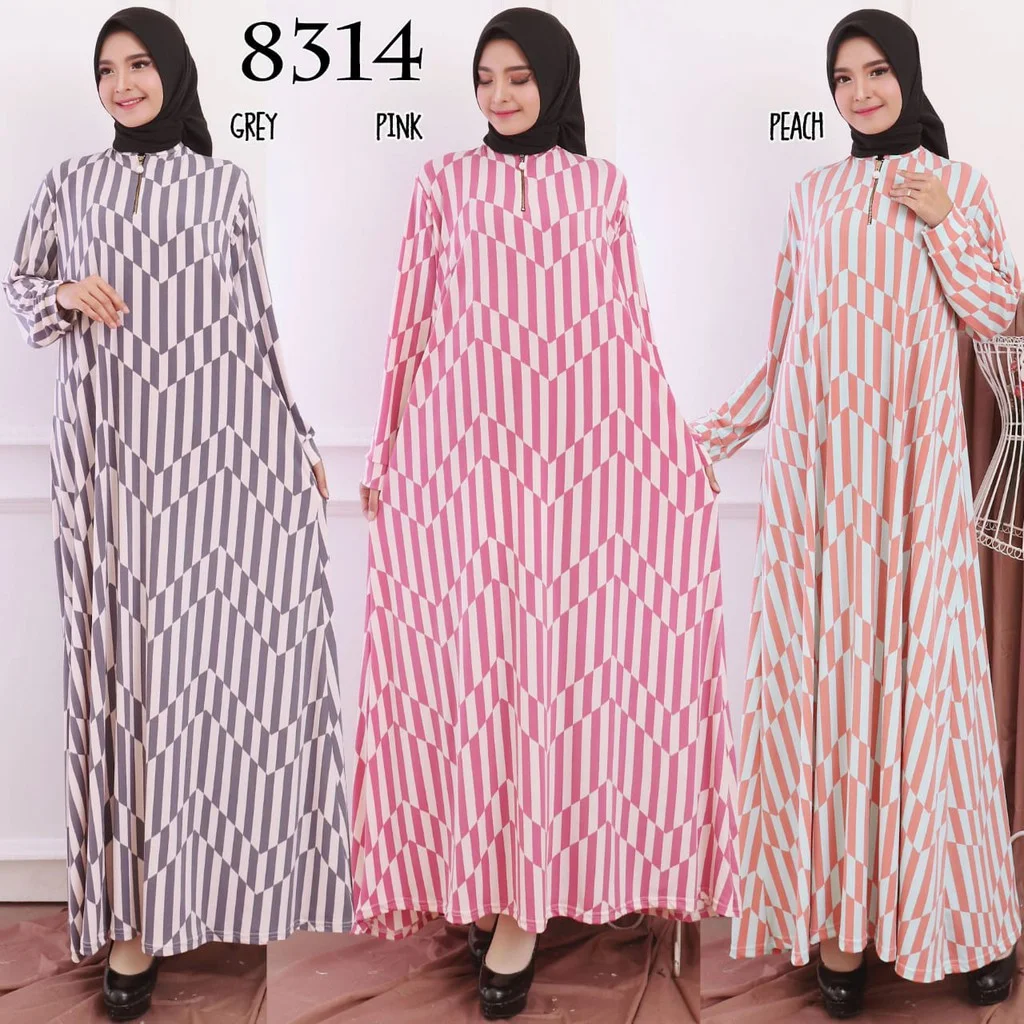 Model Baju Gamis Terbaru 2020 Wanita Gemuk Inspirasi - Model baju gamis untuk orang gemuk pendek
