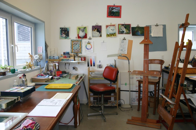 Inside Seaforth Art Studio by Minaz Jantz