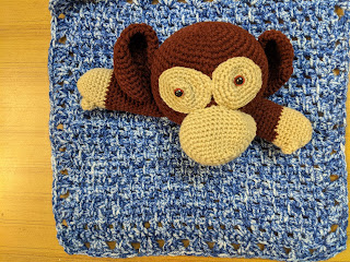 The Monkey Baby Lovey - a free crochet pattern from Sweet Nothings Crochet