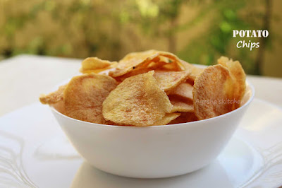 how to make perfect potato snack crispy snacks  wafers potato crisps ayeshas kitchen 