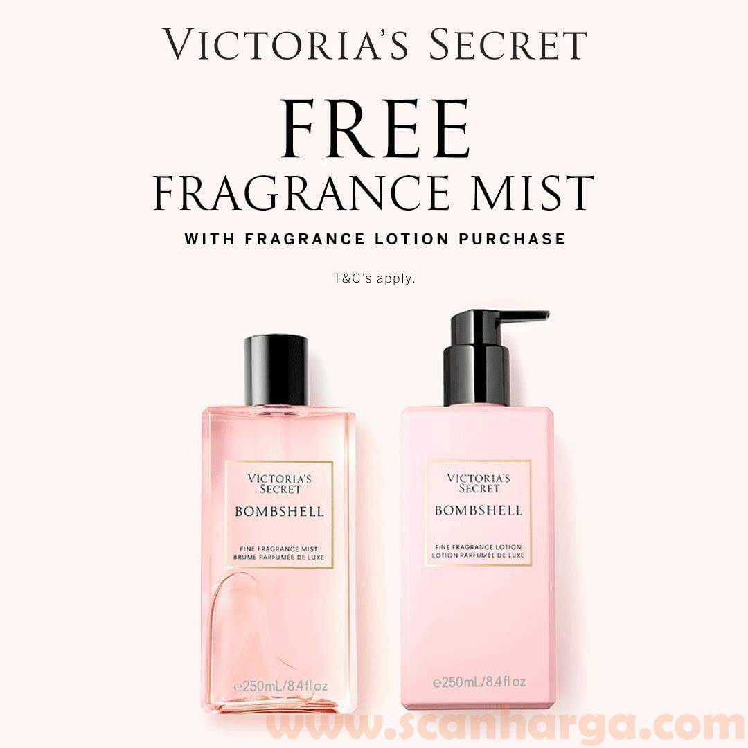 Victoria's Secret Free Fragrance Mist: with Fragrance Lotion Purchase