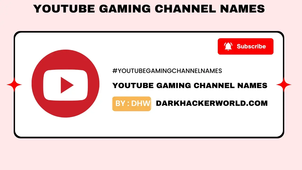 YouTube Gaming Channel Names
