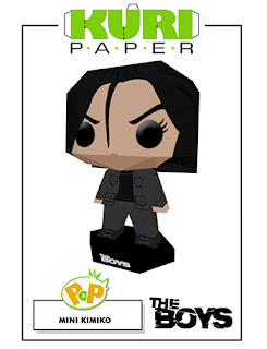 Kuri Paper - Pop Mini Funko Kimiko The Boys Papercraft