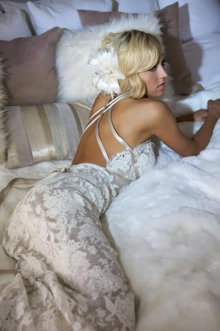 The Classy Style of Backless Wedding Dresses 2012