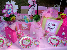 DECORACION DE FIESTA INFANTIL HELLO KITTY PARTY IDEAS