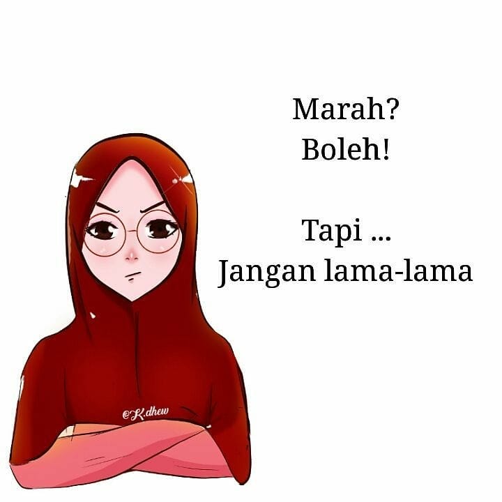 Gambar Kartun Muslimah Nasehat