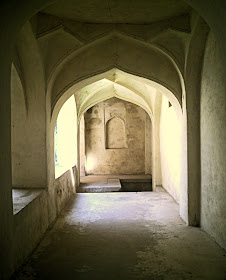 arched passageway at Golkonda Fort