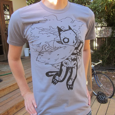 Skeleton Cat T-Shirt by Deth P. Sun