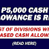 P5,000 Cash Allowance is Real! List of divisions with released cash allowance