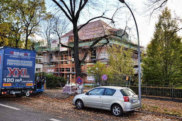 Baustelle Rheinbabenallee / Hohenzollerndamm, 14199 Berlin, 18.10.2013