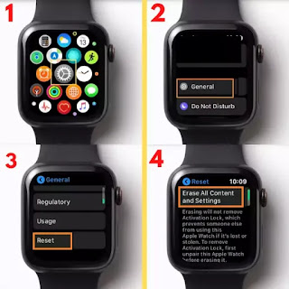 reset apple watch