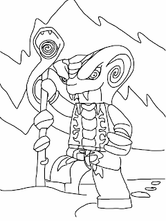 Lego Ninjago Rise of the Snakes Coloring Page