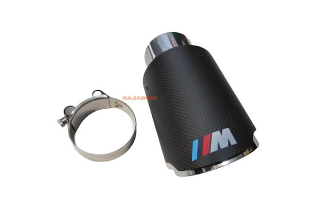 Muffler ///M BMW F10, F20, E90, E46, E60, F30 320i 320 316i 328i X1 M3 M4 M5 Carbon Fiber Matte D: 64-67mm P: 170mm L: 101mmc