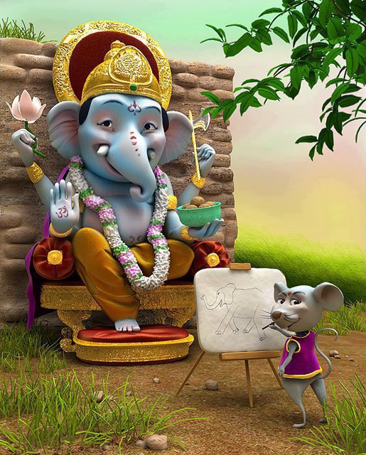 Cute Ganesha Images & Wallpapers