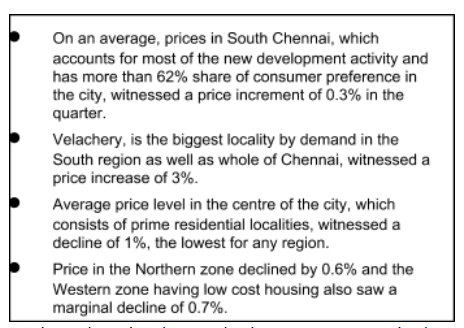 48% LOCALITIES WITNESSED SURGEIN PROPERTY PRICES IN CHENNAI-– REVEALS PROPINDEX