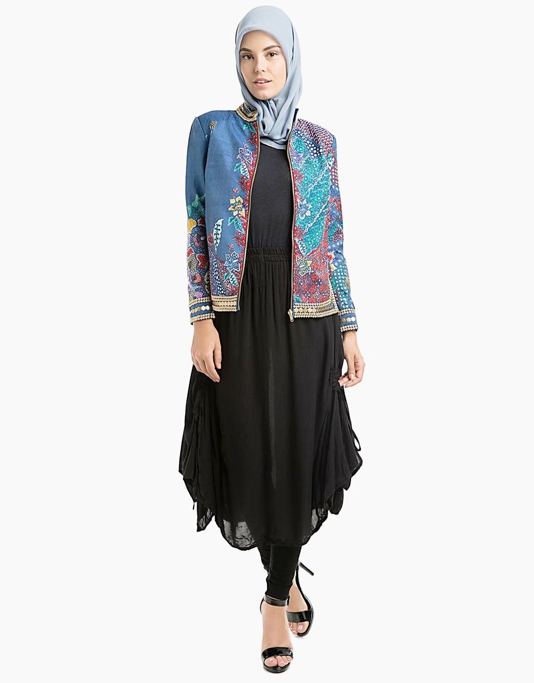  20 model blazer  batik  wanita muslimah  dian pelangi 