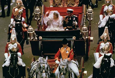 The Prince and Princess of Wales royal wedding