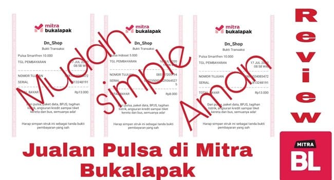 Cara Jualan Pulsa Mitra Bukalapak