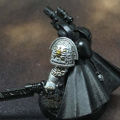 Deathwatch Watch Captain with Jump Pack WIP Left Arm