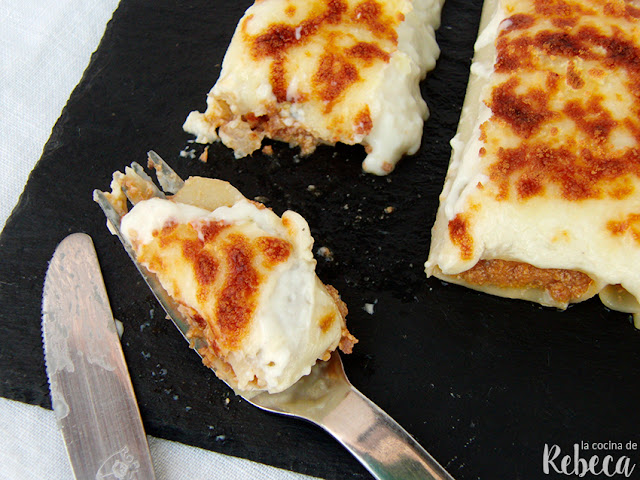 Canelones de carne y foie (a la catalana o de San Esteban)