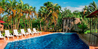 Relax by the pool at Silver King Lodge in Costa Rica