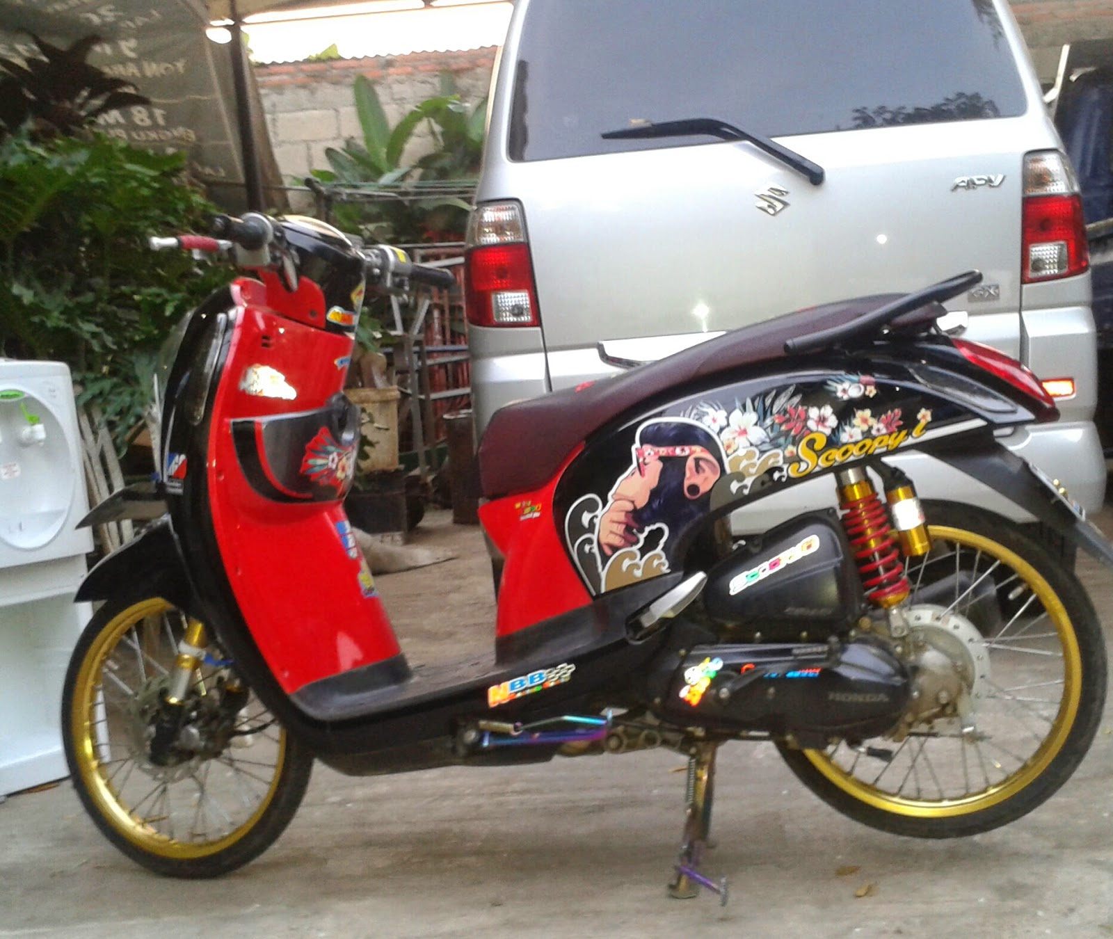 84 Stiker Scoopy  Thailook Kumpulan Modifikasi  Motor 