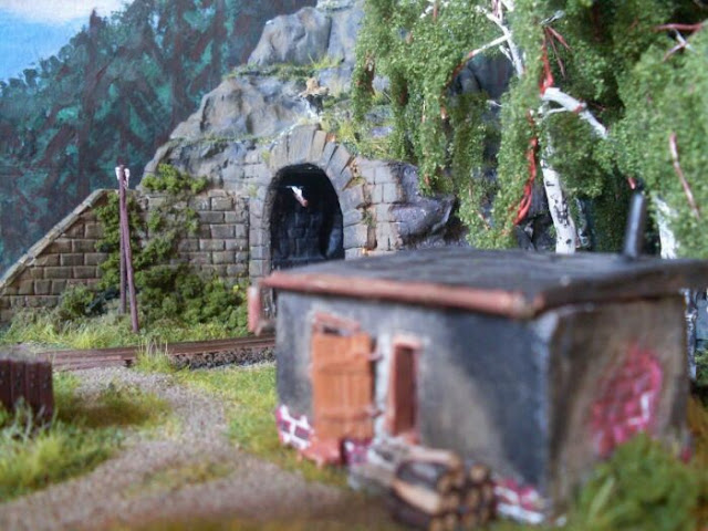 Diorama kolejowa w skali TT