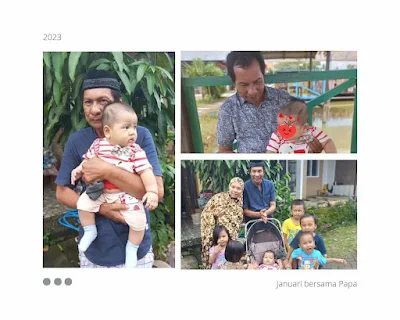 Januari bersama papa